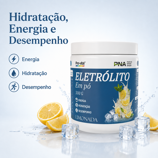 Pro-Vital Eletrólito em pó 300 g para energia, hidratação e apoio ao desempenho físico