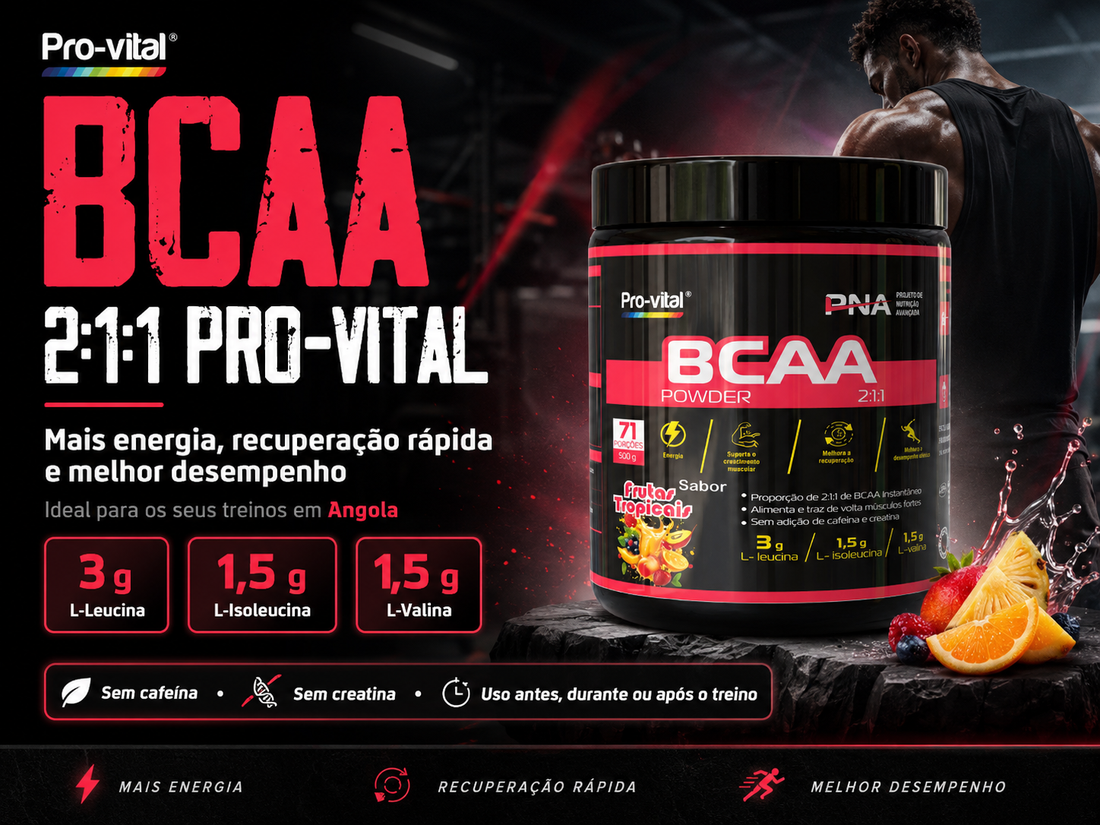 BCAA 2:1:1 in Angola: The Ideal Supplement for Energy, Recovery, and Muscle Gain