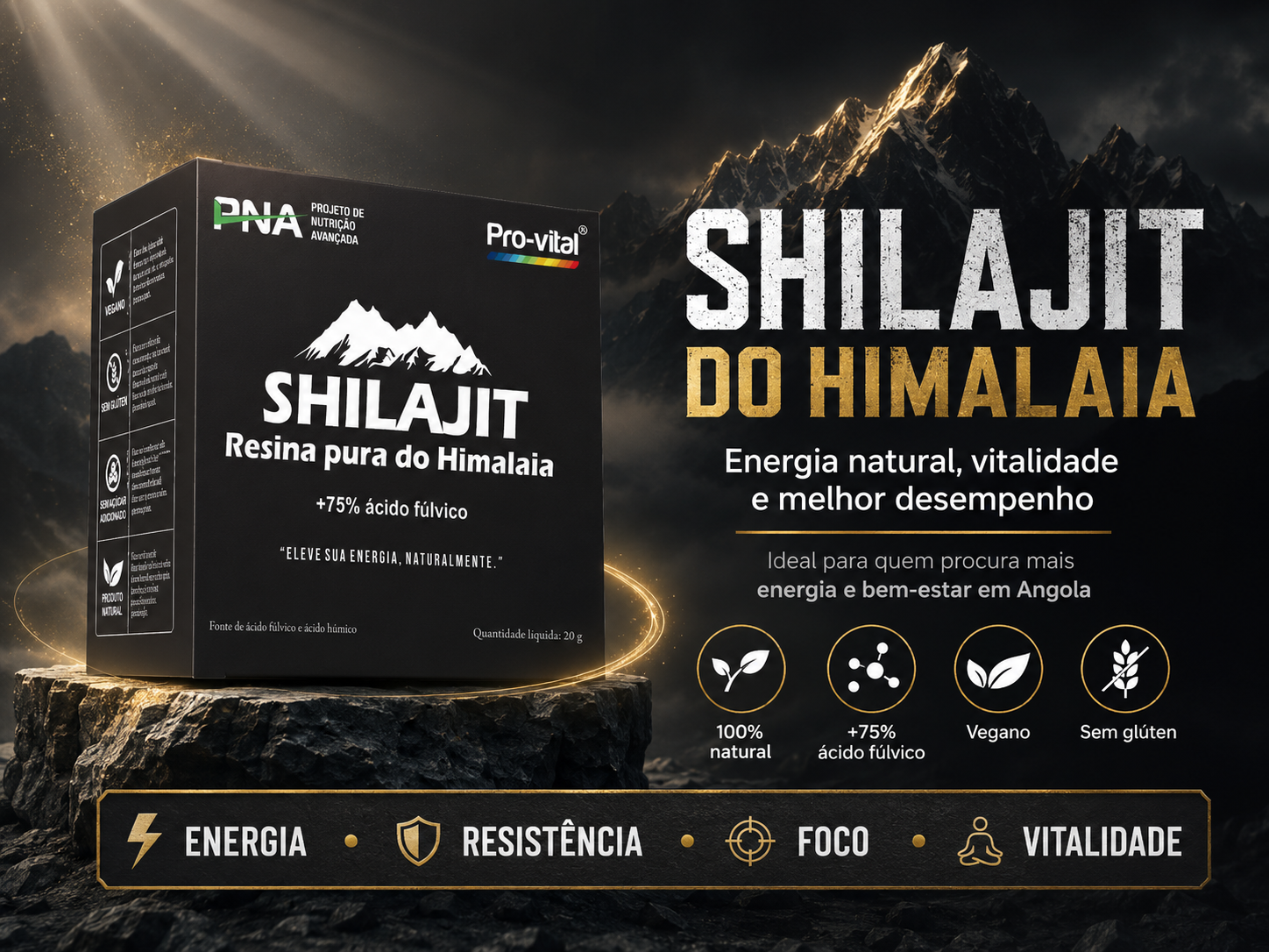 Shilajit in Angola: Natural Supplement for Energy, Strength & Vitality