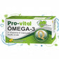 Embalagem do suplemento Pro-vital Ómega-3 sobre fundo branco