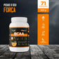 Pote de BCAA Pro-Vital 500g em mesa de madeira com ícones de energia, crescimento muscular e recuperação.