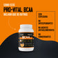 Infográfico do BCAA Pro-vital sabor laranja destacando a fórmula pura: sem conservantes, sem espessantes e sem agentes antiaglomerantes.