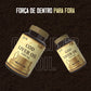 Duas embalagens de Cod Liver Oil 1000mg da Pro-vital com o mote "Força de dentro para fora", focado na nutrição essencial diária.