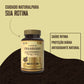 Embalagem de Extrato de Cranberry com Vitamina C sobre uma superfície de madeira, destacando os benefícios para a saúde urinária e defesas naturais.