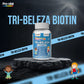 Gomas Tri-Beleza Biotin Pro-Vital para crianças, suplemento para fortalecimento de cabelo, pele e unhas com 30 gomas.