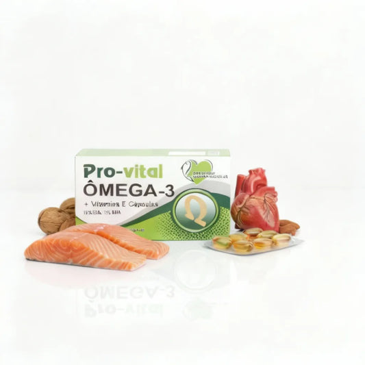 Pro-Vital Omega3 Óleo de Peixe - Omega 3 + Vitamina E Cap Cx/30