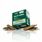 Apresentação premium do suplemento Pau de Cabinda Pro-Vital com cascas naturais, focado no aumento de vigor e desempenho.