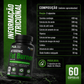 Imagem informativa do Pro-Vital Ketogenic Fat Burner com composição, posologia e detalhe de 60 cápsulas