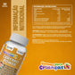 Tabela nutricional do Cérebro Power detalhando 100% do valor diário de Tiamina (B1), Piridoxina (B6) e Cianocobalamina (B12) por goma.