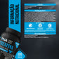 Tabela nutricional e modo de tomar da Creatina 500mg Pro-Vital. Instruções de dosagem de 3 cápsulas.