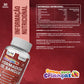 Tabela nutricional do Formador de Sangue detalhando 13mg de ferro (fumarato ferroso) por porção, cobrindo 92,86% da IDR.