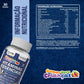 Tabela nutricional das Gomas Vitaminas Essenciais detalhando Vitamina C, A, B12, Zinco e Ácido Fólico para o desenvolvimento infantil.