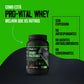 Whey Protein Pro-Vital comparativo: fórmula sem espessura, sem antiespumantes, sem agentes antiaglomerantes e sem conservantes.